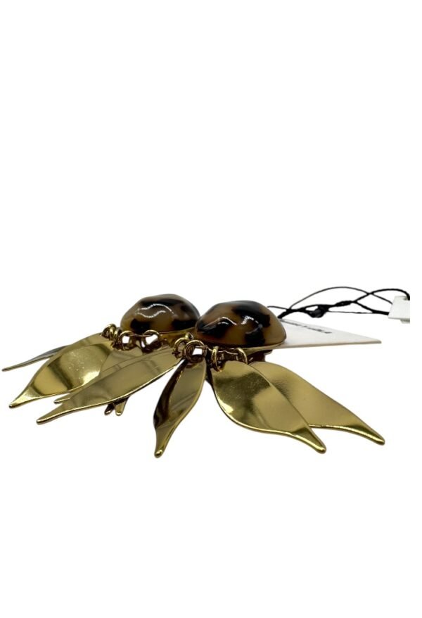 BIMBA Y LOLA - TORTOISESHELL EARRINGS - Image 3